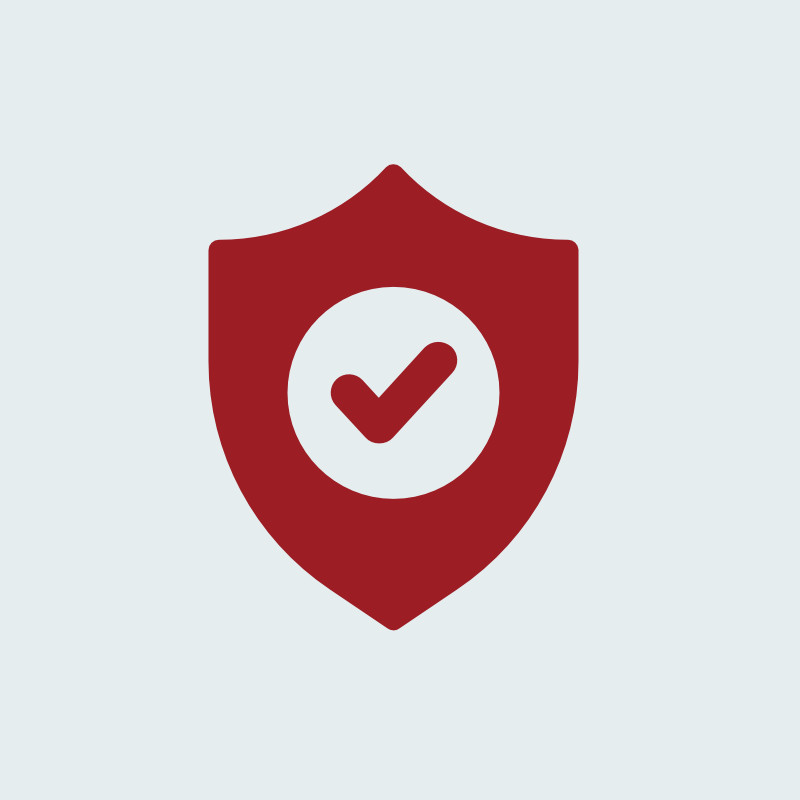 security shield with checkmark